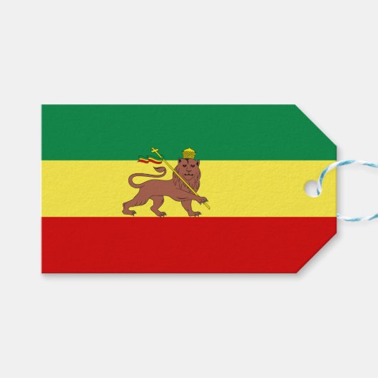 Rastafarian Flag (Rastafarianisme) (Rasta) Gift La Cadeaulabel (Voorkant (Horizontaal))