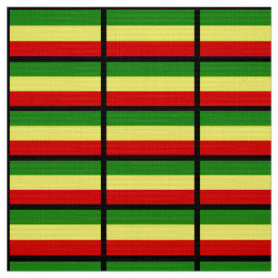 Rastafarian Flag Stof