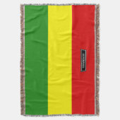 Rastafarian Pride Flag Deken (Voorkant Verticaal)