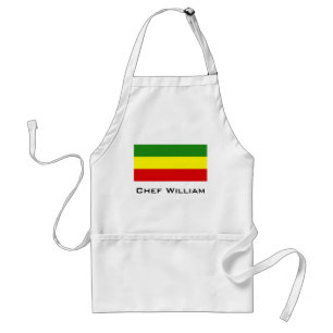 Rastafarian Pride Flag Standaard Schort