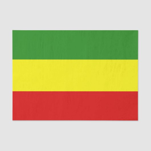 Rastafarian Pride Flag Tissuepapier (Voorkant)