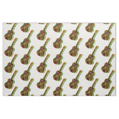 Rastafarian Reggae Guitar Jamaicaanse Vlag Stof (Fat Quarter)