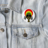 rastafariër ronde button 5,7 cm (In situ)