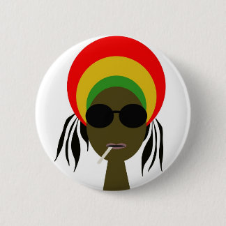 rastafariër ronde button 5,7 cm