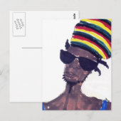 rastaman briefkaart (Voorkant / Achterkant)