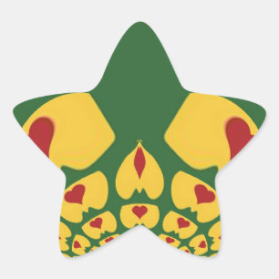  Rastas Color One Lovely Hakuna Matata.jpg Ster Sticker