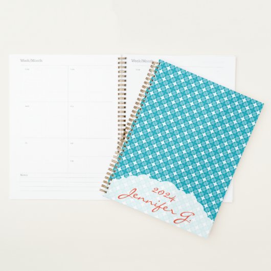 Raster en sterren Gingham Pattern Planner (Display)