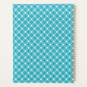 Raster en sterren Gingham Pattern Planner (Achterkant)