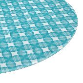 Raster en sterren Gingham Pattern Snijplank (Hoek)