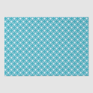 Raster en sterren Gingham Pattern Tissuepapier