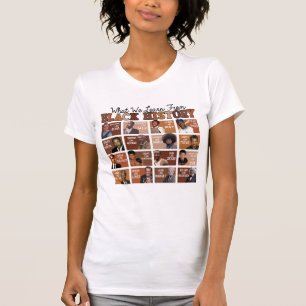 Raster Huldiging aan Zwarte Historische Figuren  T-shirt