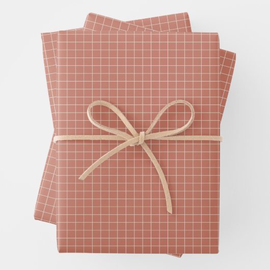 Raster-omlooppapier in Blush Inpakpapier Vel (In situ)