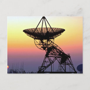 Rasterastronomische antenne briefkaart