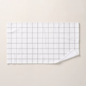 Rastergrijs Bad Handdoek (Handdoek)