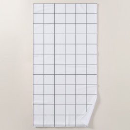 Rastergrijs Strandlaken