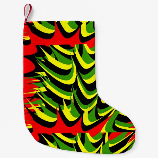 rasterkleuren kleine kerstsok (Voorkant)