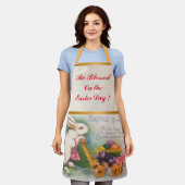 rasterooienholiday schort (Gedragen)