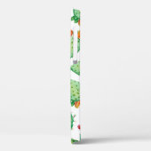 Rasterwaterverf naadloze cactus ingestelde achterg Case-Mate iPhone case (Achterkant / Links)