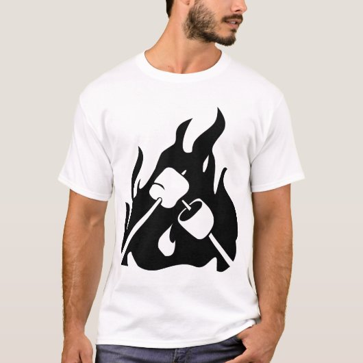 Rasting Marshmallows T-shirt (Voorkant)