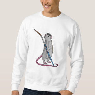 Rat als Schilder met de borstel van de Verf Trui
