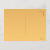 Rat Année 2020 fruits Élégant Monogramme Carte pos (Dos)