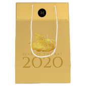 Rat Année 2020 fruits Élégant Monogramme M Sac cad (Dos)
