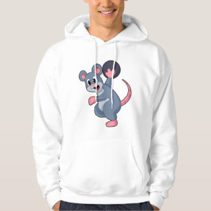 Rat bij Bowling met Bowling-bal Hoodie