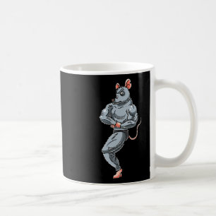 Rat Bodybuilding Fitness Gym Motivatie Bodybuilde Koffiemok