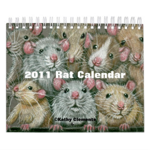 Rat Calendar 2011, ingediend door Kathy Clemente Kalender