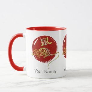 Rat Chinese Zodiac Horoscoop sterrenbeeld Mok