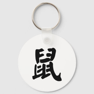 Rat Chinese Zodiac Sign Sleutelhanger