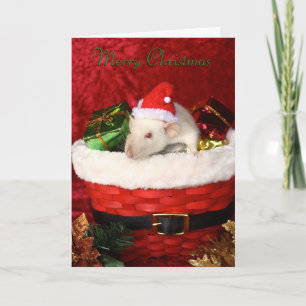 Rat Christmas Kaart