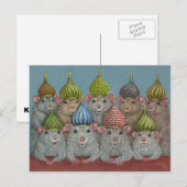 Rat dans St Basil'oignon dôme casquettes carte pos (Devant / Derrière)