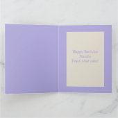 Rat de Siamese avec carte personnalisée du gâteau (Intérieur)