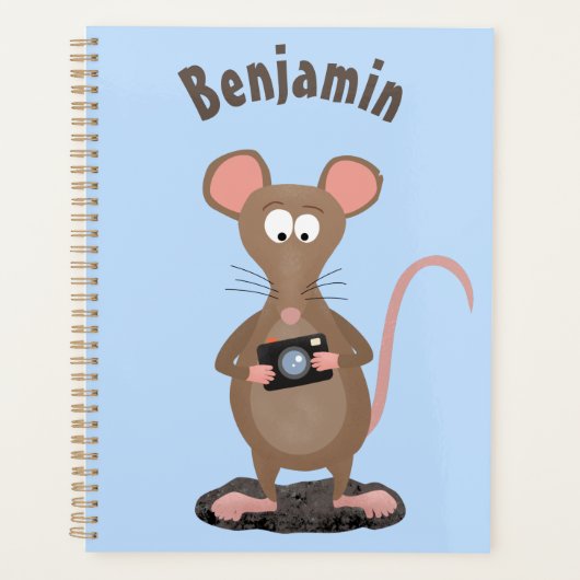 Rat drôle avec dessin animé de la caméra (Devant)