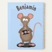 Rat drôle avec dessin animé de la caméra (Dos)