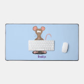 Rat drôle avec dessin animé de la caméra (Clavier et souris)