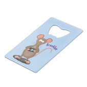 Rat drôle avec dessin animé de la caméra (Devant Angle)