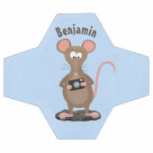 Rat drôle avec dessin animé de la caméra (Plat)
