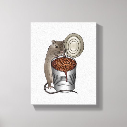 Rat- en Bake-bonen Canvas Afdruk (Voorkant)