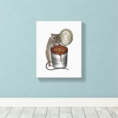 Rat- en Bake-bonen Canvas Afdruk (Insitu (Houten vloer))