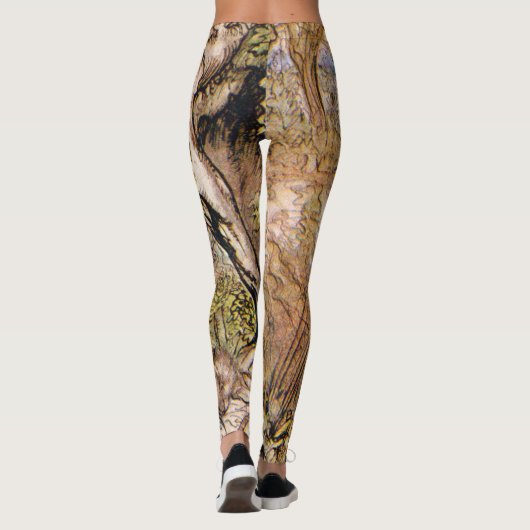 Rat en Mole hebben een picknick - Arthur Rackham Leggings (Achterkant)