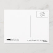 Rat est tombé tandis que la carte postale de patin (Dos)