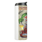 Rat Fink 10 hete drink tumbler Thermosbeker (Gedraaid links)