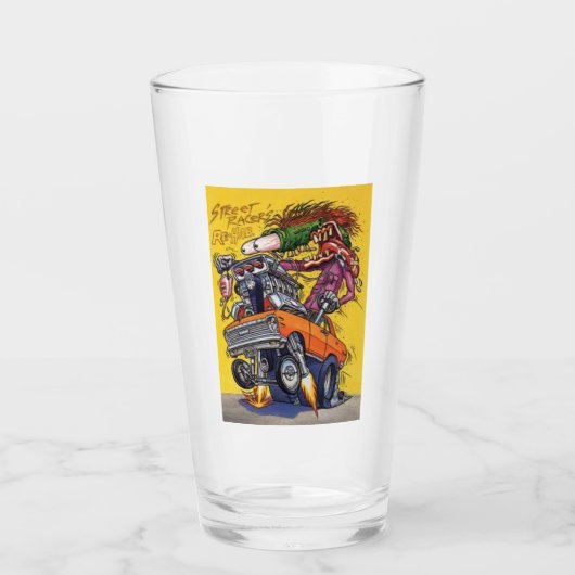 Rat Fink 18 drink glas (Voorkant)