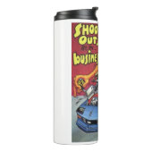Rat Fink 6 hete drink tumbler Thermosbeker (Gedraaid links)