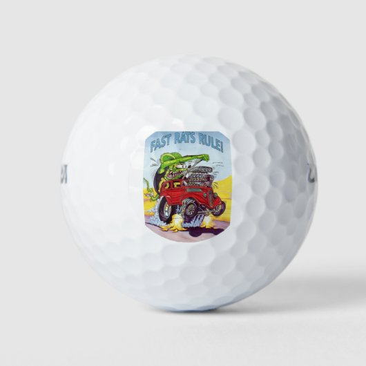Rat Fink 8 golfballen (Voorkant)