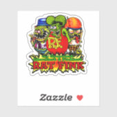rat fink hot roth sticker (Vel)