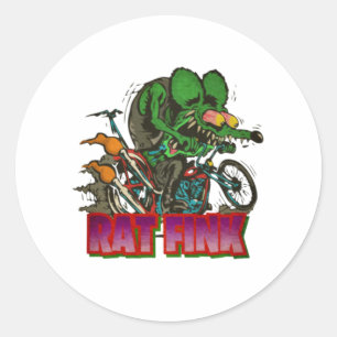 Rat Fink Ronde Sticker