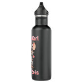 Rat gewoon een meisje dat van Rats Kawaii houdt Waterfles (Rechts)